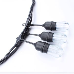 Luces LED RGBW Cadena de luces inteligente Navidad IP65 Decoración exterior Wi-Fi App Controlada 24ft 12LEDs Festoon Iluminación - Product Image 5