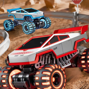 新着2.4G RCカー1/16リモコン4WDクライミング車両モデルクールライトとサウンド男の子のための最高のクリスマスギフト
