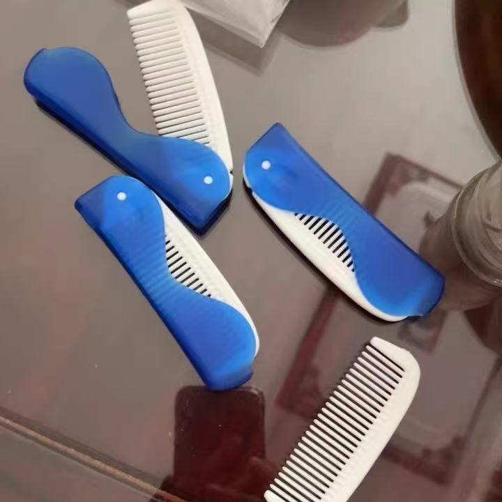 Peigne double bleu foncé