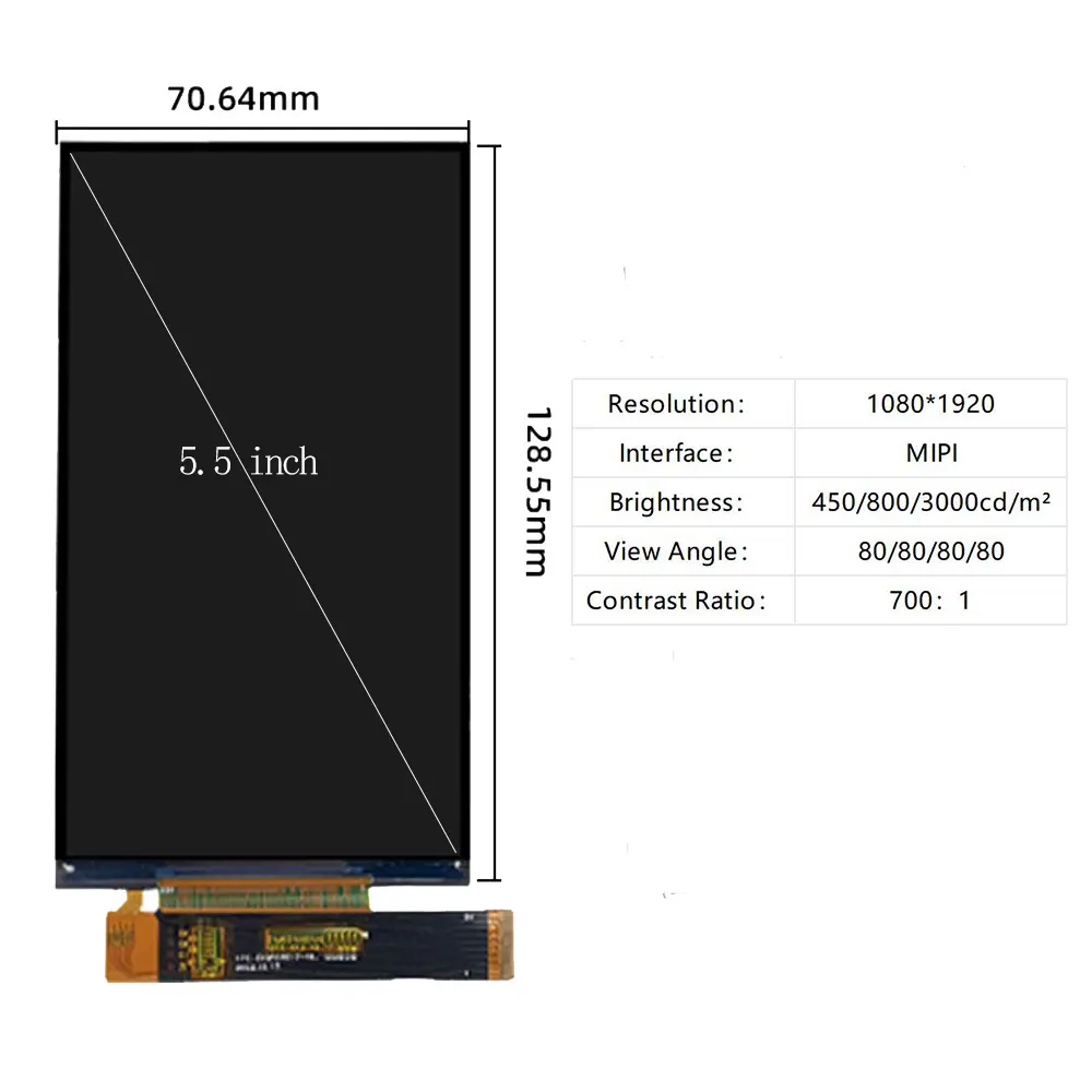 DXQ özelleştirilmiş arayüz 0.96-32 inç 0.96 2.8 3.5 4.0 4.3 5 7 8 dokunmatik ekran Tft Lcd ekran modülü