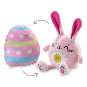 両面リバーシブルひよこ/卵ぬいぐるみかわいいぬいぐるみ内側外側リバーシブルイースターバニー/卵ぬいぐるみキーホルダー
