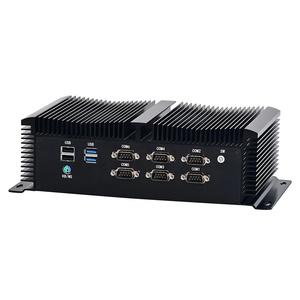 Fanless <strong>Embedded</strong> Industrial <strong>Computer</strong> Intel Core I7 10870H 9750H 8core 2LAN 6COM GPIO 3*HD-MI Display I5 10200H Desktop Mini Pc - Product Image 1