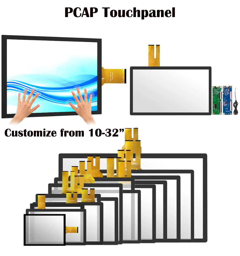 avec écran tactile PCAP