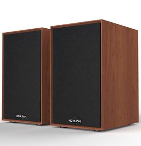 120W SR07B BT USB Coaxial entrada RCA óptica Carcasa de madera hecha a mano diseño elegante altavoz de estantería activa de sonido HiFi - Product Image 3