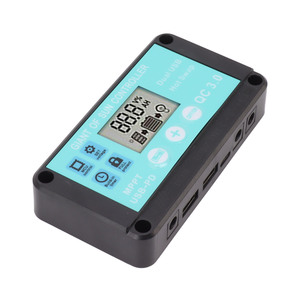 Regolatore di carica solare MPPT 10-100A 12V/24V regolatore solare a protezione multipla schermo LCD ricarica rapida caricabatteria 3.0