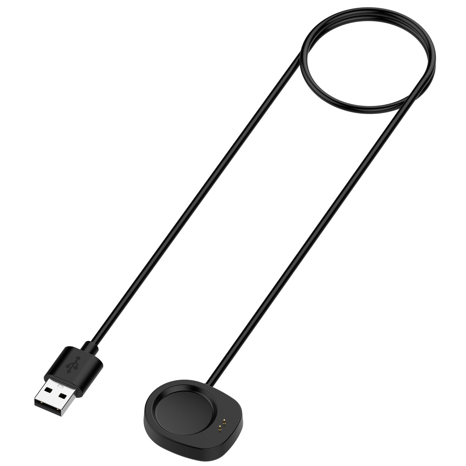 Cable de carga integrado en negro
