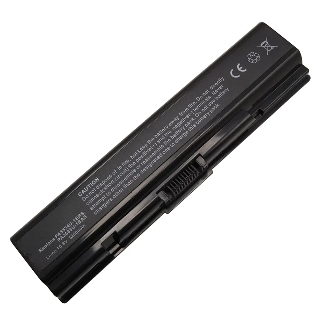 Batería del ordenador portátil para Toshiba PA3534U-1BRS PA3533U-1BAS A200 A300 4400 mAh