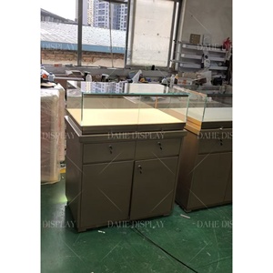 นาฬิกาน้ำหอมสไตล์ล่าสุดสุดหรูตู้กระจกสำหรับจัดแสดงพร้อมลิ้นชักไฟ LED - Product Image 5