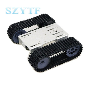 Mini T101 Smart Robot Tank Chassis piattaforma per auto cingolata con motore 33GB-520 per parte giocattolo Robot fai da te arduino - Product Image 4