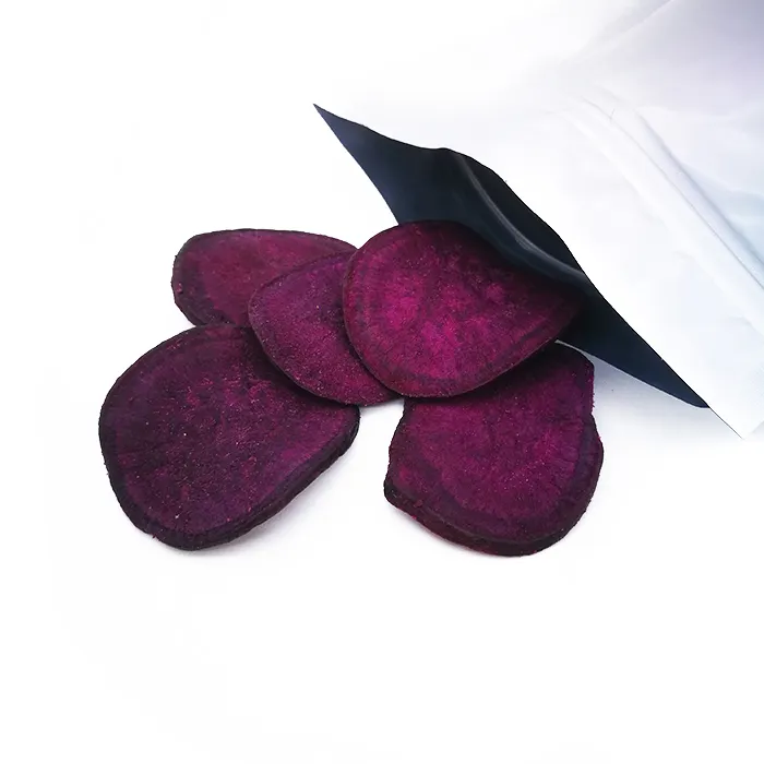 Nuevos productos de alta calidad TTN de verduras fritas al vacío Snack VF Purple Potato Precios