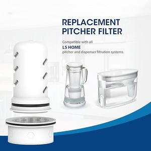 Bình nước lọc màng lọc thay thế cho cuộc sống-rơm nhà Dispenser và bình hệ thống để chống lại vi khuẩn (2 gói) - Product Image 3