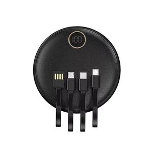 Banco de energía portátil con cables integrados X 4, 10000mAh Paquete de batería de carga rápida 4 salidas 2 entradas con pantalla LED - Product Image 1