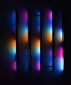 1 метр программируемый DMX пиксель световой бар RGB адресуемый пиксель линейный свет 1 метр 3d геометрические формы - Product Image 2
