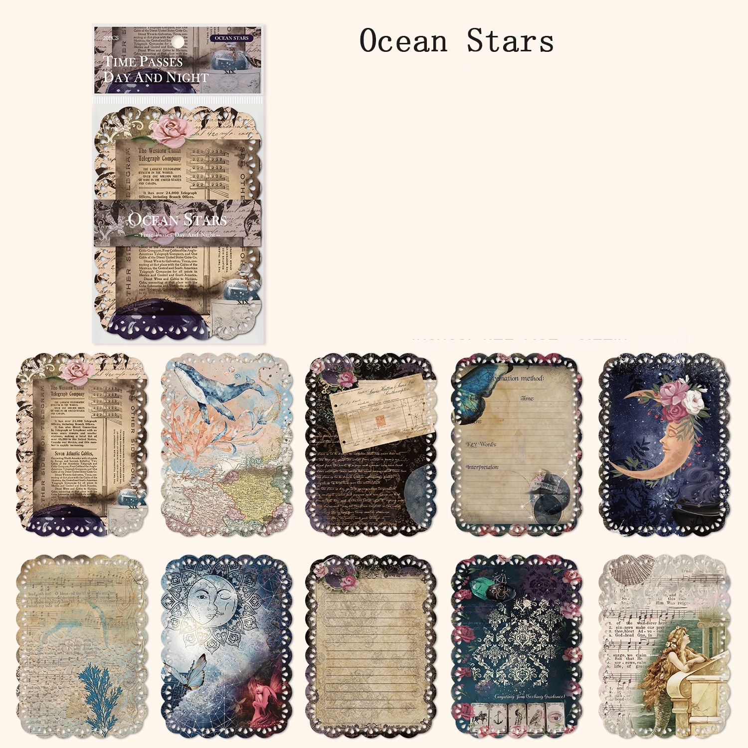 D Ocean Stars-brown