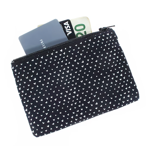 Versatile Zippered <strong>Pouch</strong>. Serves As Coin Purse, Wallet, Makeup Holder. Holds Rosary, Earbuds, Phone. Customizable. - Product Image 5