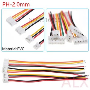 JST-1.25mm ZH-1.5mm PH-2.0mm XH-2.54mm connettore maschio/femmina con cavo 2/3/4/5/6/7/8/10P presa di intestazione Pin per Arduino