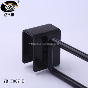 6&quot; 8&quot; 10&quot; 12&quot; 14&quot; Chrome Square Tube Cross Bar <strong>Flip</strong> Scanner <strong>Hooks</strong> Double Lines Metal Crossbar <strong>Display</strong> <strong>Hook</strong> with Price Tag Holder - Product Image 4