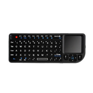 2025 caliente recargable de mano retroiluminación 2,4 GHz modo Dual Mini teclado inalámbrico con Air Mouse USB Multimedia remoto - Product Image 1