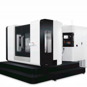Otomatik, alüminyum ve Metal parçalar için yüksek hassasiyetli yatay CNC işleme makinesi HMC-800 otomatik takım değiştirici - Product Image 1