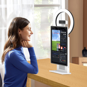 HUSHIDA 15,6 pulgadas 4K cámaras transmisión en vivo Sistema de transmisión inteligente con dispositivo de cámara HD para transmisión en vivo - Product Image 2