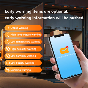 Neue Logistik Echtzeitmonitor Datenlogger Überwachung Geolokalisierung Temperatur Luftfeuchtigkeit GPS GNSS Bluetooth 5.0 Beacon/iBeacon LBS-Tracker - Product Image 4