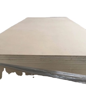 Manufacture 18mm Plain Raw Melamine MDF Wood Board Modern Indoor Solid Fiberboard/<strong>E1</strong> Furniture Hardboard Door Panel 3mm E2 - Product Image 1