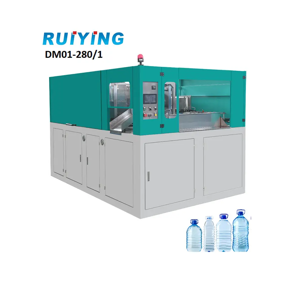 DM01-280/1 machine de fabrication de bouteilles en plastique machine de soufflement de bouteille automatique de préforme d'alimentation à la main de 20 litres