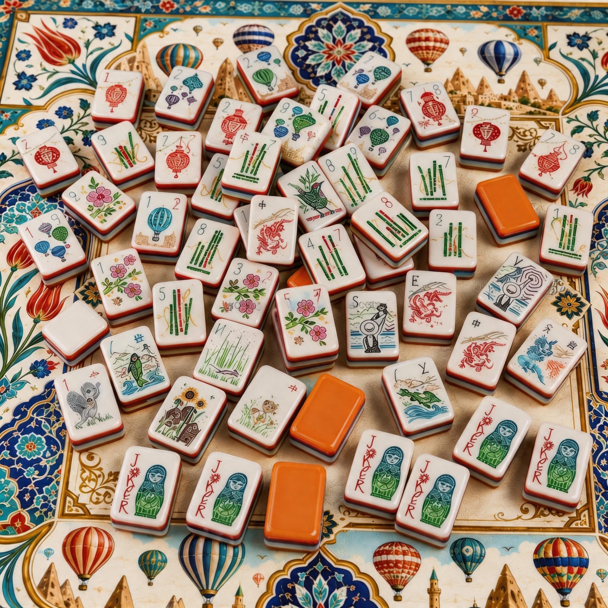 Mahjong orange