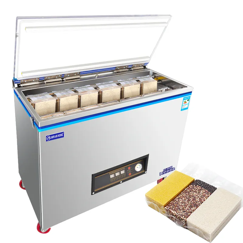 SCM Ménage Commercial Riz Brique Scellant Sous Vide Machine D'emballage Grain Céréales Haricots Noix Snack Alimentaire Machine D'emballage Sous Vide