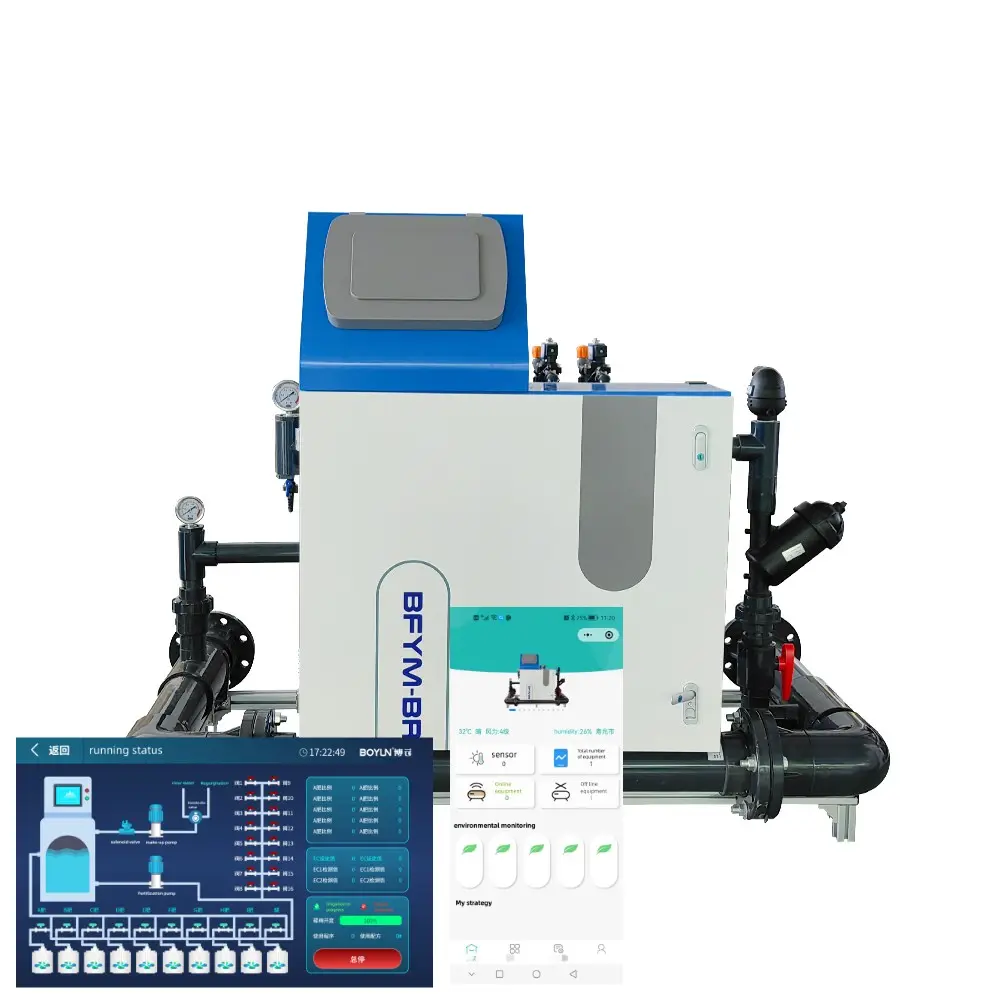 Sistema de Detección EC/PH, equipo de riego de agua y fertilizante inteligente, se utiliza en sistemas agrícolas hidropónicos