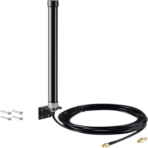 2.4/5.8GHz MIMO OMNI เสาอากาศไฟเบอร์กลาส10dBi ระยะไกล10กม. สำหรับเราเตอร์ WiFi PCI-E การ์ดเครือข่าย - Product Image 1