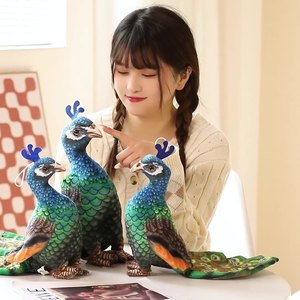 Wholesale Custom Realistic <strong>Peacock</strong> Plush <strong>Toy</strong> Zoo Simulation Animal Gift <strong>Soft</strong> Stuffed Plush <strong>Toy</strong> - Product Image 2