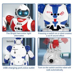 Robot inteligente de Control remoto para niños, juguete educativo programable con sensor de gestos