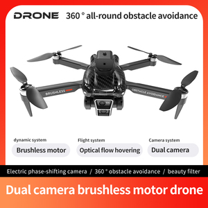 โดรน A13 4K กล้องคู่เลี่ยงการไหลของแสงไวไฟ FPV มอเตอร์ไร้แปรงถ่านพับได้ RC dron Profesional - Product Image 6