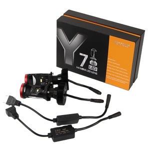 Y7D LED süper briqht 34000lm 170W araba ampülleri H4 yüksek performanslı LED farlar HB2 9003 yüksek LowBeam oto kiti