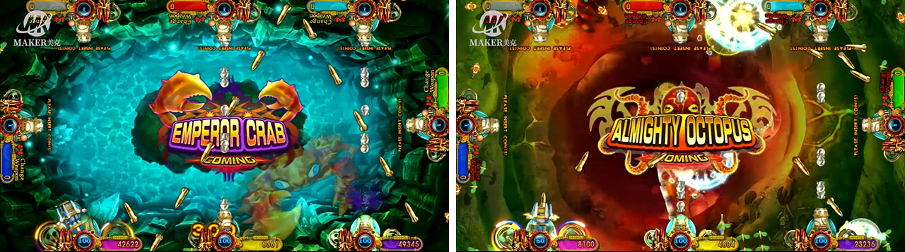 Software stabile pratico Hunter Machine del gioco del pesce 6 giocatori 2