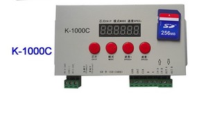 K-1000C DMX512 WS2811/6803/8806/1903 цифровой адресуемый программируемый Pixel LED sd-карта DMX контроллер - Product Image 3