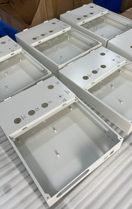 Venta caliente Fábrica Caja de distribución eléctrica Gabinete Acero y hierro Estampado de metal Fabricación de chapa Caja de control de metal - Product Image 3