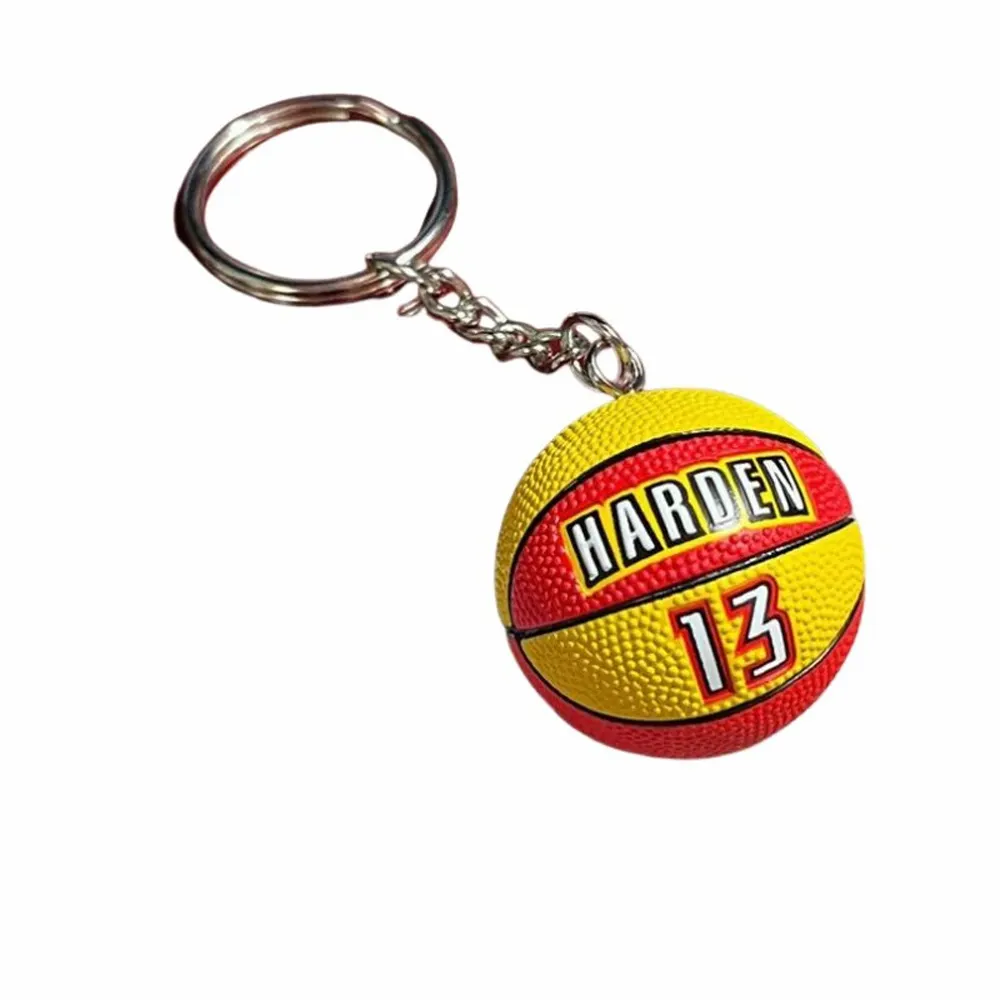Chaveiro de borracha para bola de basquete, presente de lembrança esportiva, logotipo de time, chaveiro em PVC macio, fabricante chinês, chaveiro 3D para basquete