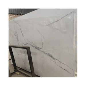 Giá Rẻ M2 Giá Nhựa Epoxy Đánh Bóng Bề Mặt Carrera Trắng Bảng Điều Chỉnh Thạch Anh Đá Tấm Gạch Cho Sàn - Product Image 6