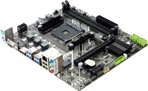 Esonic Micro ATX AMD A320 B450 placas base AM4 LGA1331 2 * DDR4 para escritorio compatible con procesadores AMD 1000/2000/3000/4000/5000 - Product Image 2