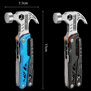 Bochen 18 en 1 pince multifonction marteau multitool avec pochette en Nylon poignée en aluminium de taille compacte outils de survie de Camping - Product Image 2