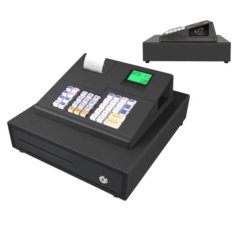 Vendas de varejo registrar preço verifickout superfície smart pos máquina para pequenos negócios ecr600