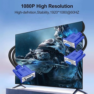 VGA 1 macho a 2 dos Dual hembra VGA SVGA Video Splitter Cables VGA Y Splitter Cable Adaptador 1 entrada 2 salida para 2 monitores duales