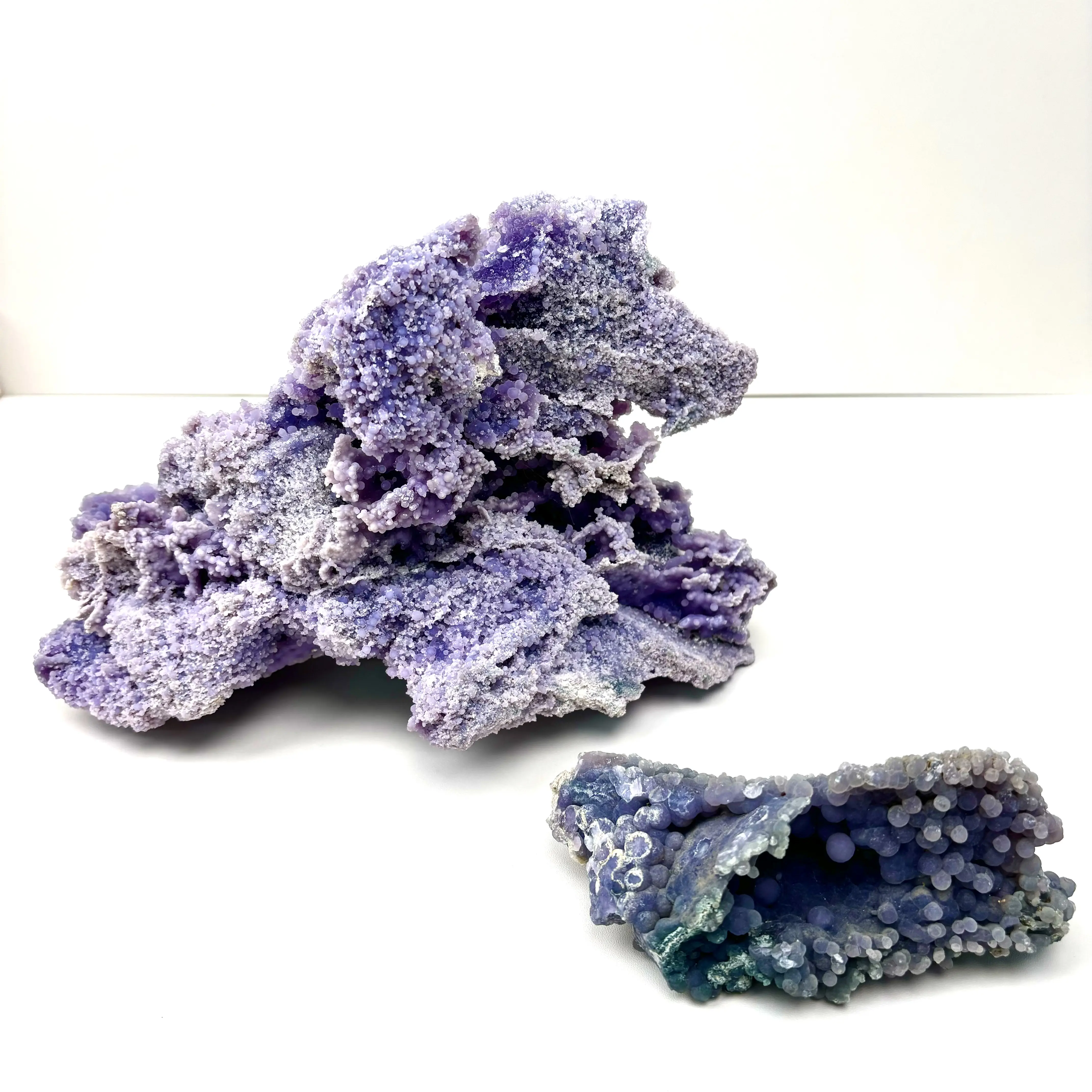 Espécimen de ágata de uva natural de alta calidad al por mayor piedra curativa de cristal para decoración de salud