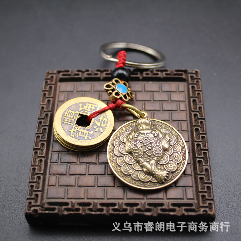 Three-legged toad (Five Emperors Coins Hanging Buckle)