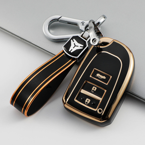 เคสหุ้มกุญแจรถ TPU แบบนิ่มพรีเมี่ยมสำหรับ Toyota Vios Yaris L x HIACE Spade พวงกุญแจกระเป๋าส่งตรงจากโรงงาน - Product Image 2