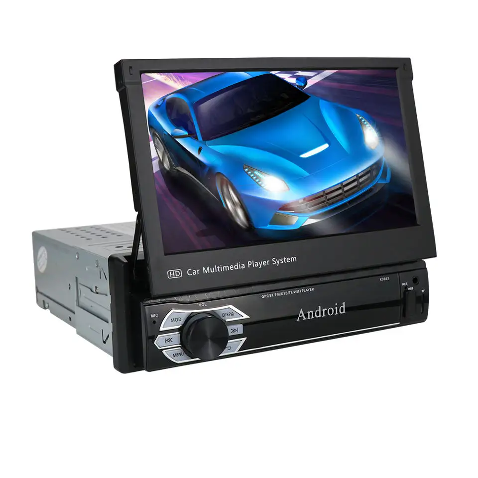 IPoster 신제품 7 인치 BT 자동차 DVD 플레이어 착탈식 패널 1din 안드로이드 자동차 라디오와 보편적 인 자동차 GPS 내비게이션에 적합