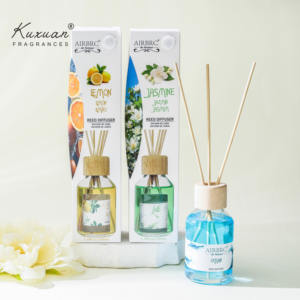 100ml Hot Sale <span class=keywords><strong>Reed</strong></span> Diffusor Set Frisch anhaltender Luxus duft für die Aroma therapie zu Hause Geruchs freie Glückseligkeit für Schlafzimmer Wohnzimmer Dekor - Product Image 1