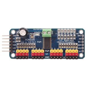 PCA9685 16 CH kanal PWM Motor sürücü panosu denetleyici ahududu pi için 12 bit IIC arayüz modülü - Product Image 2